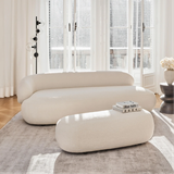 Sofa băng Alba Open 1 module màu be - góc phối cảnh