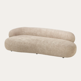 Sofa băng Alba Open 1 module màu nâu - góc nhìn bên