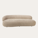 Sofa băng Alba Open 1 module màu nâu - góc chính diện