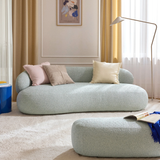 Sofa băng Alba Open 1 module màu Coral Sky - góc phối cảnh
