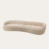 Sofa băng Alba Duo 2 module màu nâu - góc nhìn bênSofa băng Alba Duo 2 module màu nâu - góc nhìn bên