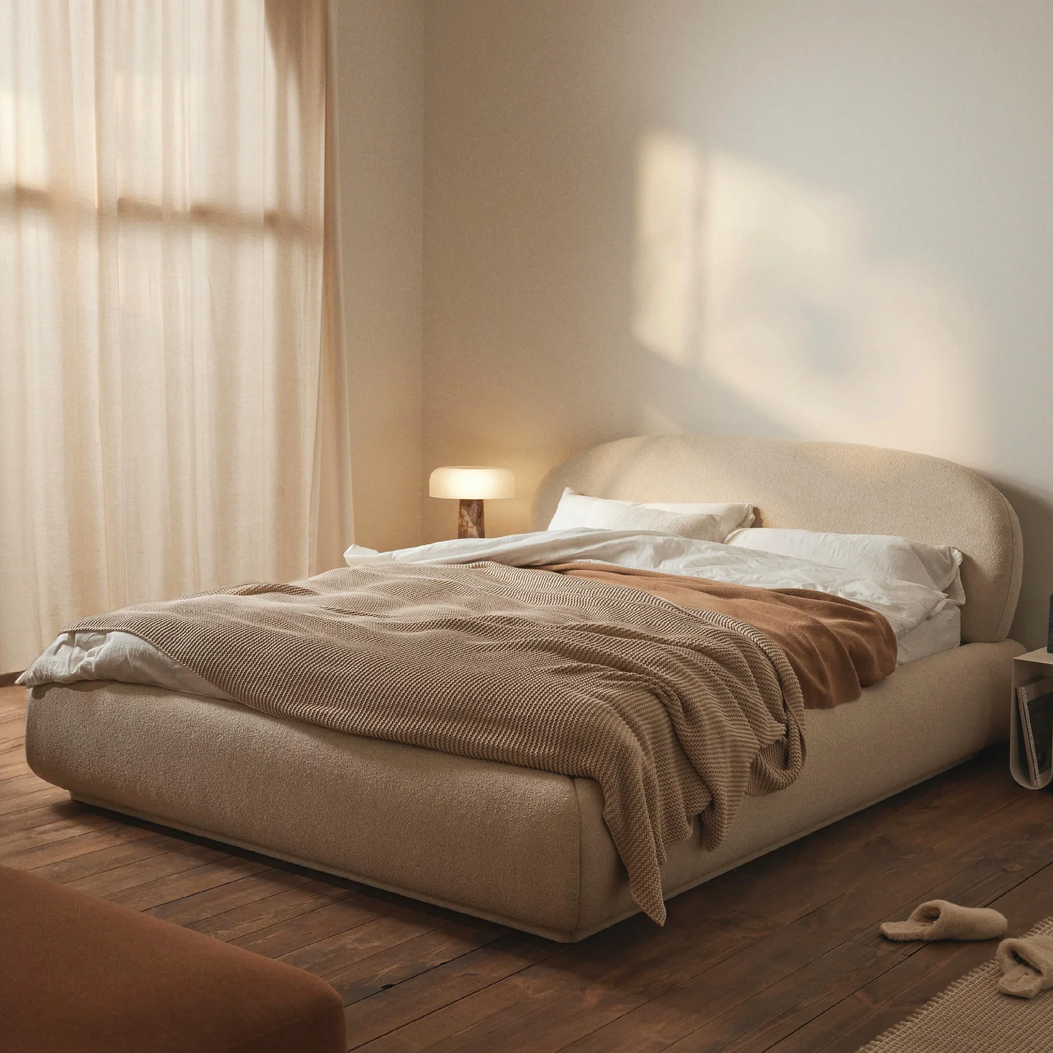  Giường bọc vải - Alba 