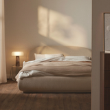 Giường bọc nệm Alba - góc nhìn tổng thể