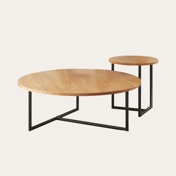 bàn sofa dome màu tự nhiên