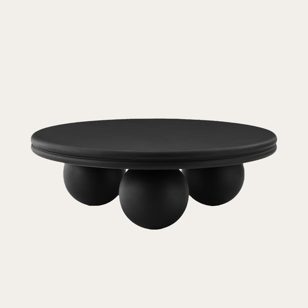 bàn sofa duncan sơn đen mặt đứng