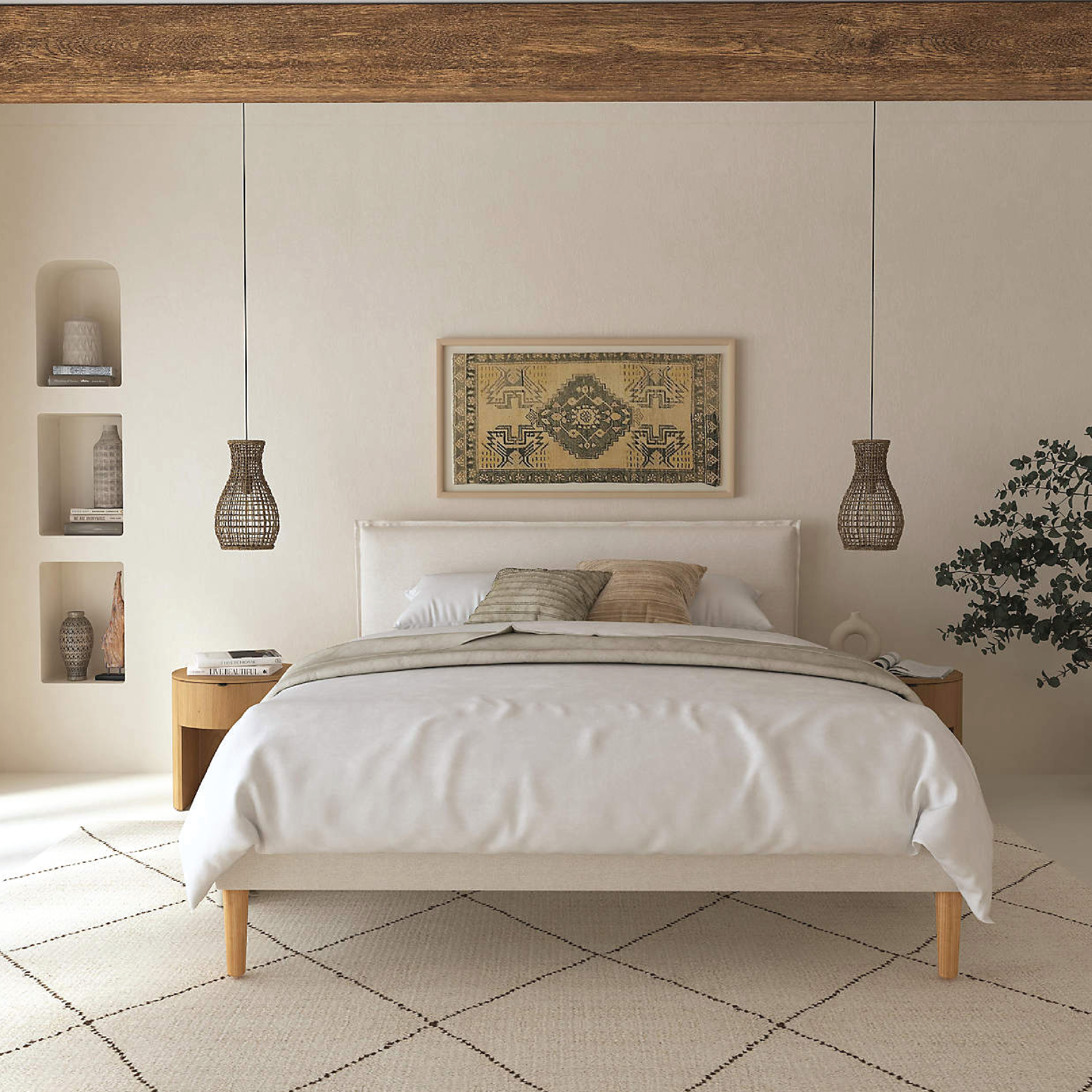  Giường bọc vải - Bunie 