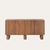 Tủ lưu trữ Cadi MDF chống ẩm sơn hoàn thiện & gỗ Tần bì - chi tiết vật liệu