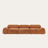 Sofa băng Cloud Trio 3 module màu cam đất - góc chính diện