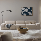 Sofa băng Cloud Trio 3 module màu be - góc phối cảnh