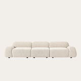 Sofa băng Cloud Trio 3 module màu be - góc chính diện