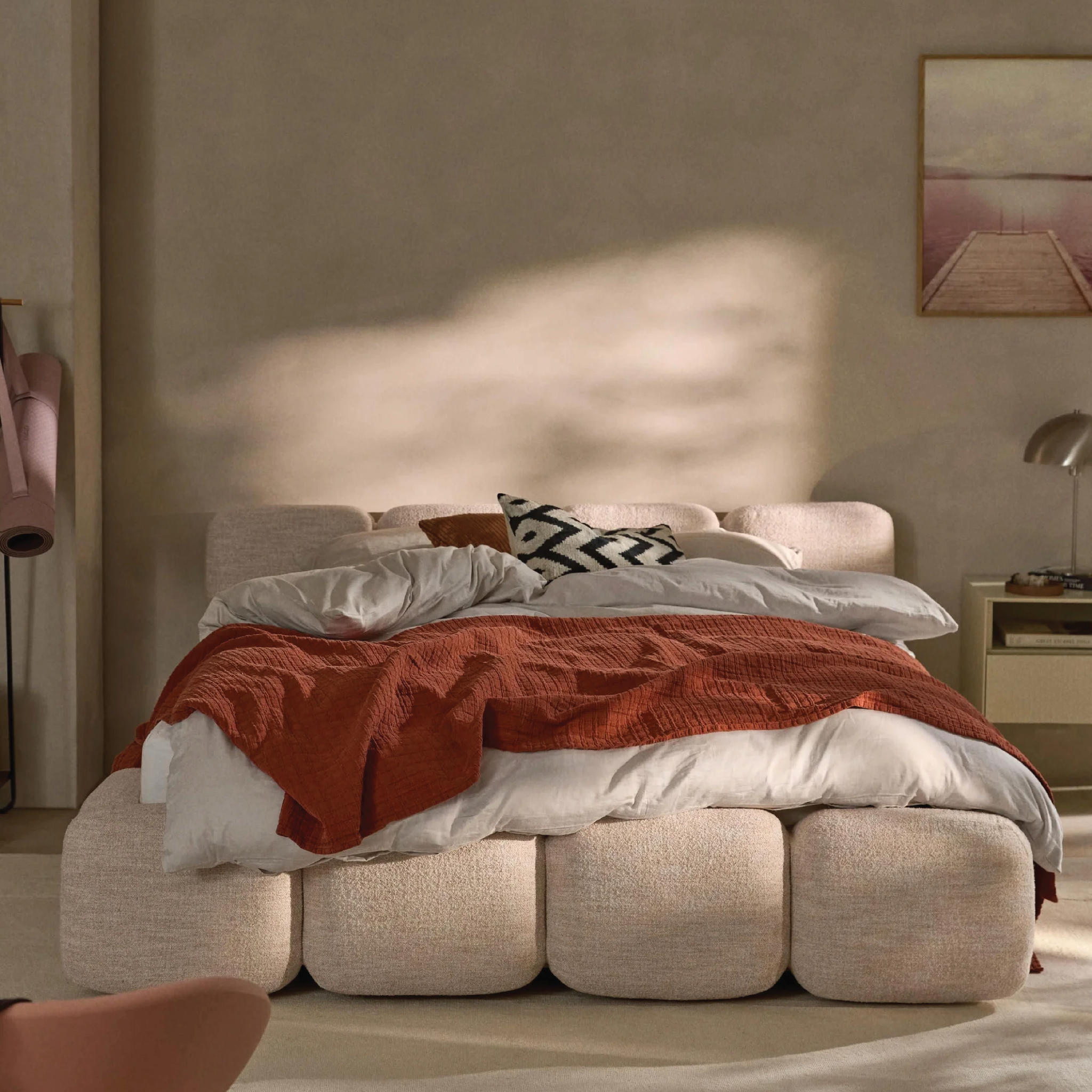  Giường bọc vải - Cloud 