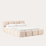 Giường bọc nệm Cloud - góc chính diện