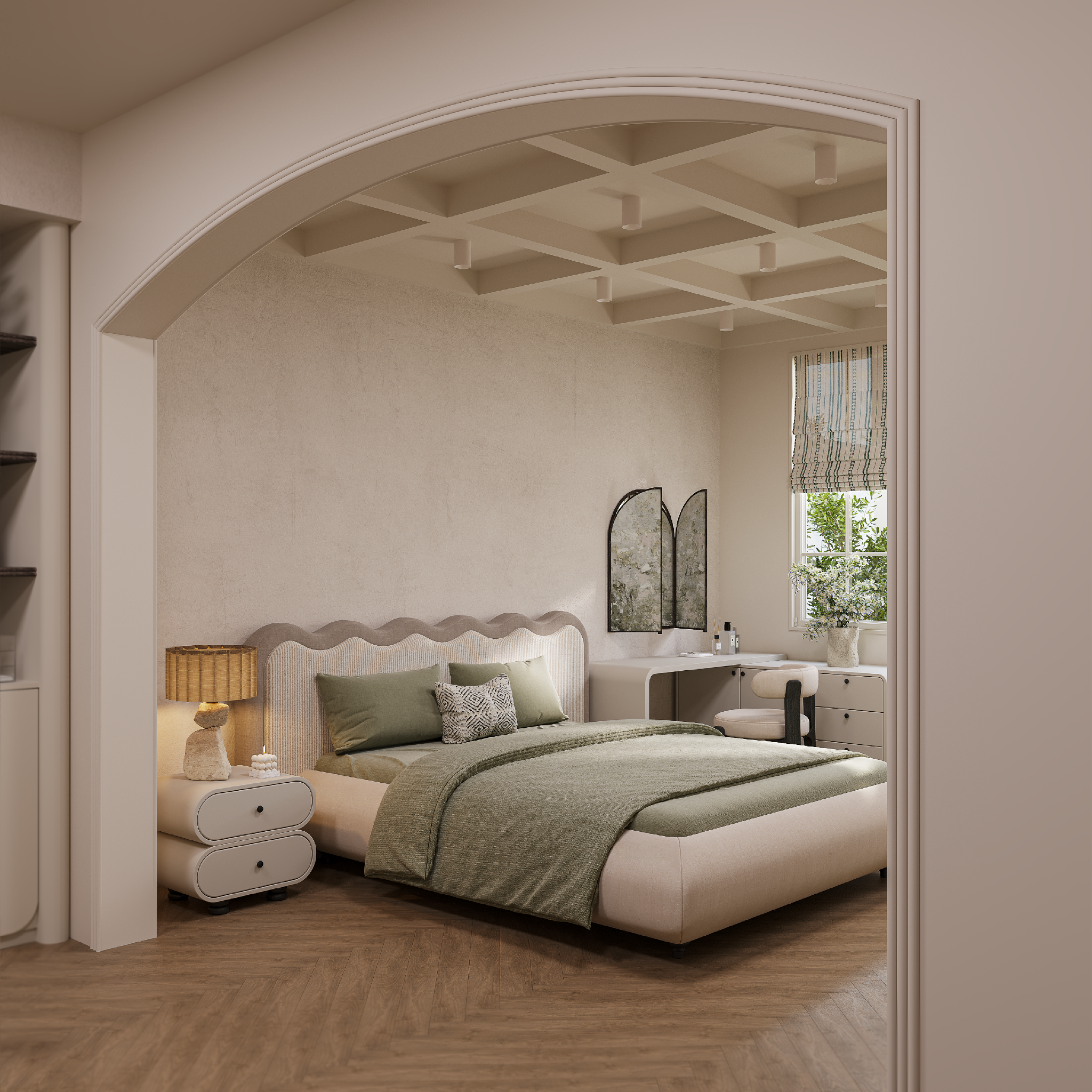  Giường bọc vải Cookie 