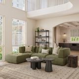 Sofa góc Solace Compact 4–6 chỗ - góc phối cảnh bổ sung