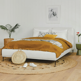 Giường bọc nệm Emma - chi tiết đầu giường