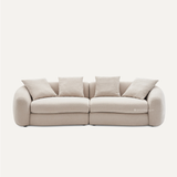 Sofa băng Fable 2 module màu be - góc chính diện