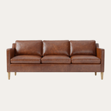 Sofa băng Hamilton 2–3 chỗ màu nâu - góc chính diện
