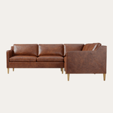 Sofa góc Hamilton 4–6 chỗ màu nâu - góc chính diện