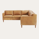 Sofa góc Hamilton 4–6 chỗ màu vàng - góc nhìn bên