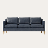 Sofa băng Hamilton 2–3 chỗ màu xanh đen - góc chính diện