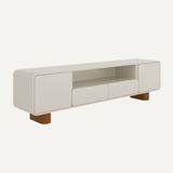Tủ tivi Hani MDF chống ẩm sơn hoàn thiện & gỗ Tần bì - chi tiết vật liệu