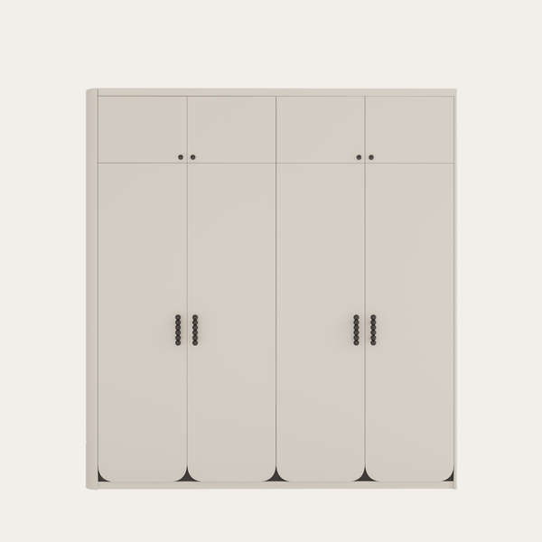 Tủ áo Homa thiết kế cánh vòm tay nắm xếp lớp nghệ thuật