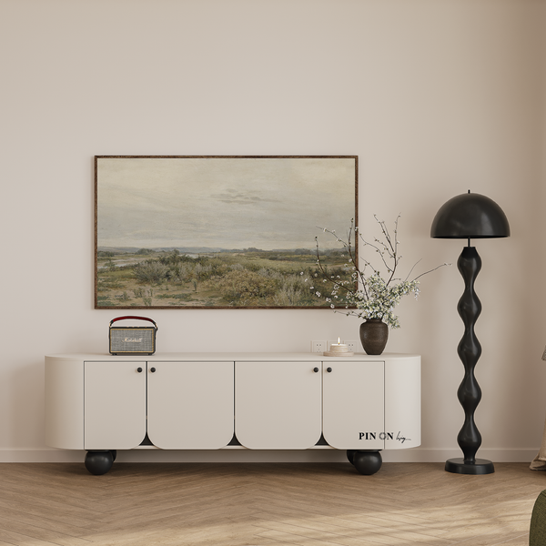 Tủ TV Homa thiết kế cánh vòm bo góc chân khối cầu