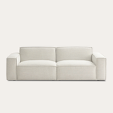 Sofa băng Jona Duo 2 module màu trắng kem - góc chính diện