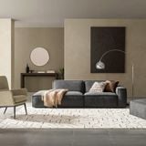 Sofa băng Jona Duo Open 2 module màu đen - góc phối cảnh