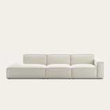 Sofa băng Jona Trio Open 3 module màu trắng kem - góc chính diện