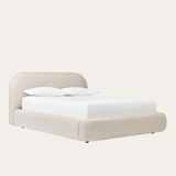 Giường bọc nệm Laurent - góc nhìn bên