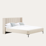 Giường bọc nệm Lavi - góc chính diện