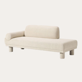 Sofa băng Lilo Open 2–3 chỗ màu be - góc nhìn bên
