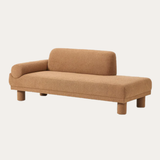 Sofa băng Lilo Open 2–3 chỗ màu nâu nhạt - góc nhìn bên