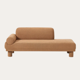 Sofa băng Lilo Open 2–3 chỗ màu nâu nhạt - góc chính diện