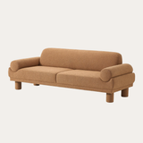 Sofa băng Lilo Classic 2–3 chỗ màu nâu nhạt - góc nhìn bên