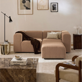 Sofa góc Lino Compact 2–3 chỗ màu nâu nhạt - góc phối cảnh