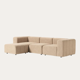 Sofa góc Lino Grand 3–4 chỗ màu nâu nhạt - góc nhìn bên