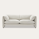 Sofa băng Hugie 2–3 chỗ màu be - góc chính diện