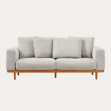 Sofa băng Elin 2–3 chỗ màu xám - góc chính diện