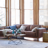 Sofa góc Madera 3–4 chỗ màu nâu - góc phối cảnh