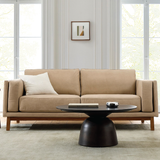 Sofa băng Madera 2–3 chỗ màu nâu be - góc phối cảnh