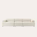 Sofa băng Map Trio 3 module màu cream - góc chính diện
