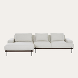 Sofa góc Orix 3–4 chỗ màu trắng - góc chính diện