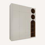 Tủ áo Hani Open MDF chống ẩm sơn hoàn thiện hoàn thiện - chi tiết vật liệu