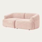 Sofa băng Mood Duo 2 module màu hồng - góc chính diện
