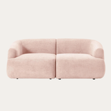 Sofa băng Mood Duo 2 module màu hồng - góc chính diện