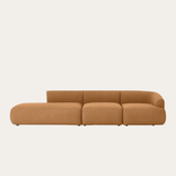 Sofa băng Mood Trio Open 3 module màu nâu - góc chính diện
