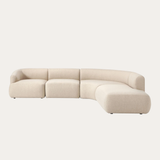 Sofa góc Mood Grand 3–4 chỗ màu be - góc chính diện
