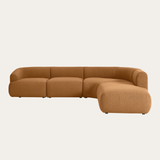Sofa góc Mood Grand 3–4 chỗ màu nâu - góc chính diện